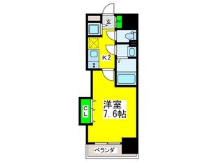 Ｌｕｘｅ玉造Ⅱの物件間取画像